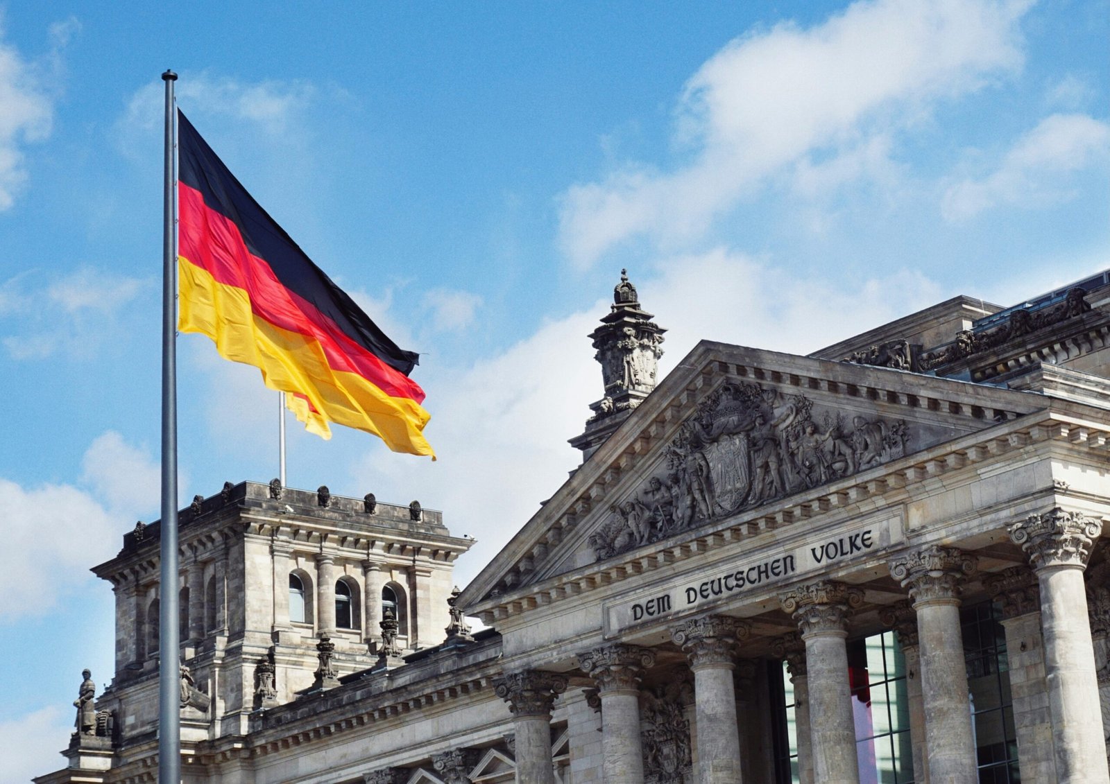 Germany flag in Berlin
